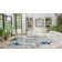 Navarra Auden Abstract Sapphire Blue Area Rug