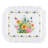Colourful Poppy and Butterflies Ruffled Edge Pillow Sham