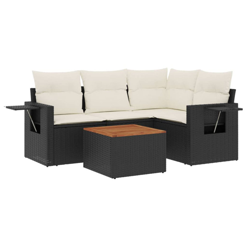 Ensemble de canapé de jardin en rotin PE Vidaxl