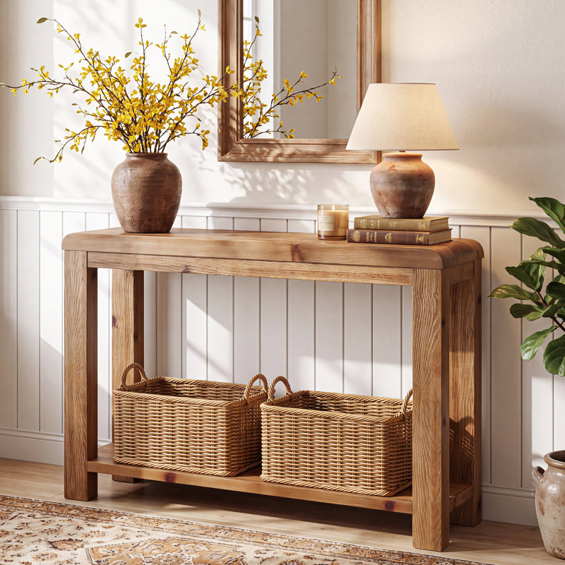 Console 43,34 po avec tablettes