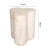 Clover Travertine Stone Finish Italian Design MgO Side Accent Table