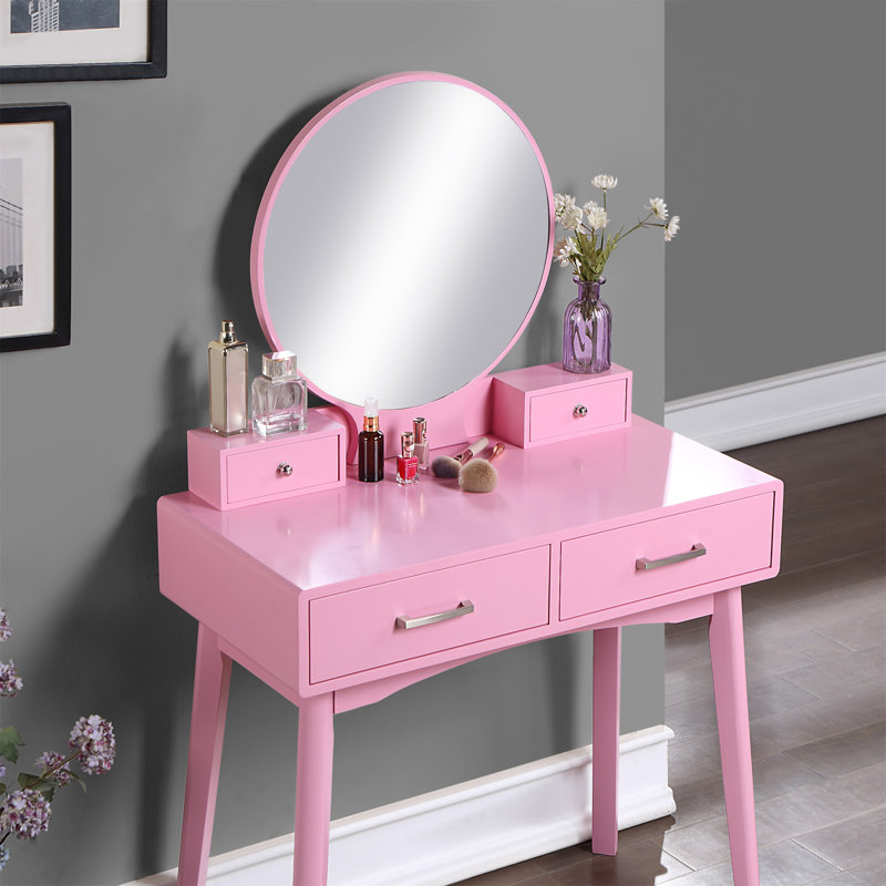 Ensemble coiffeuse et tabouret Liannon