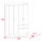 1-Drawer Rectangle Armoire