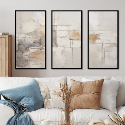 Minimalisme moderne scandinave Zen Art I - ensemble de décorations murales scandinaves modernes