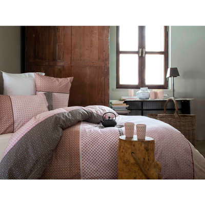Cotton Geometric Shapes Duvet Cover
