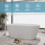 Baignoire de trempage autoportante 63 po x 30 po-107820412