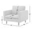 Curt Upholstered Armchair-91112034