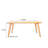 Solid wood modern high quality dining table.-104564622