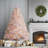 Glittery Winchester White Pine Tree with Clear Lights-413400217