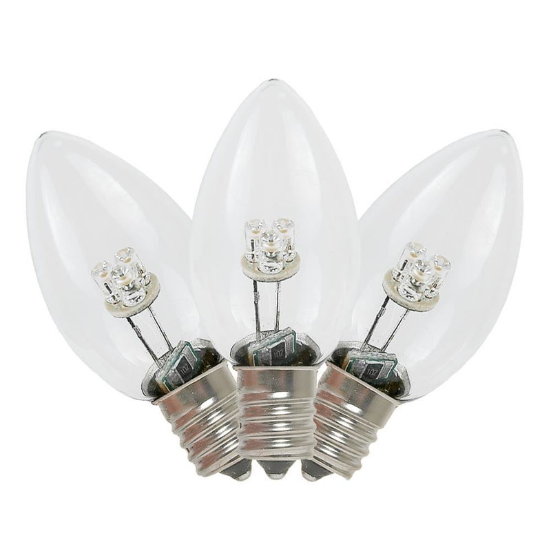 Ampoule led en verre del c7, Blanc pur