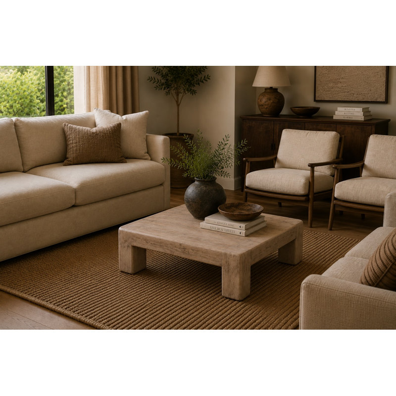 40" Square Ravello Coffee Table Weathered