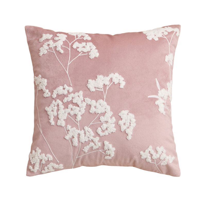 Baby's Breath Pink Pillow
