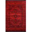 Tapis décoratif rétro à motif rouge à motifs traditionnels-1727289385