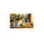 Art mural 24 po x 36 po jaune, jaune et jaune