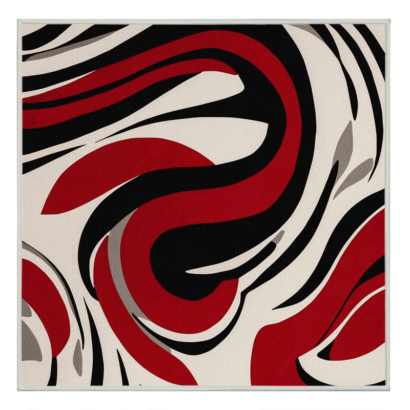 Radiant Swirl Rug, Square 8'