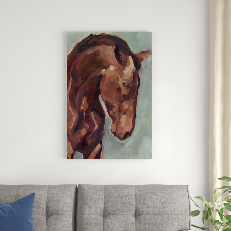 Peinture par numéro cheval II, H 36 po x l 24 po x P 1,25 po
