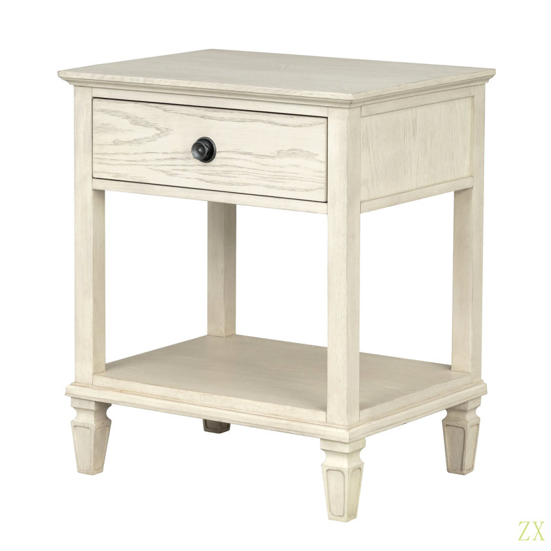 Table de chevet Victoria, Crème