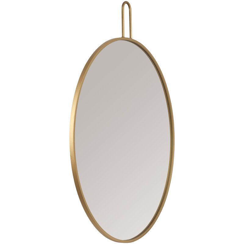 Raiko Metal Round Wall Mirror, 38" x 32"