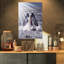 «Woman with Dark Angel Wings Modern Beach», impression sur toile tendue-672068286-685973854
