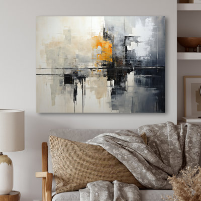 " Gray Collage Reflections I "