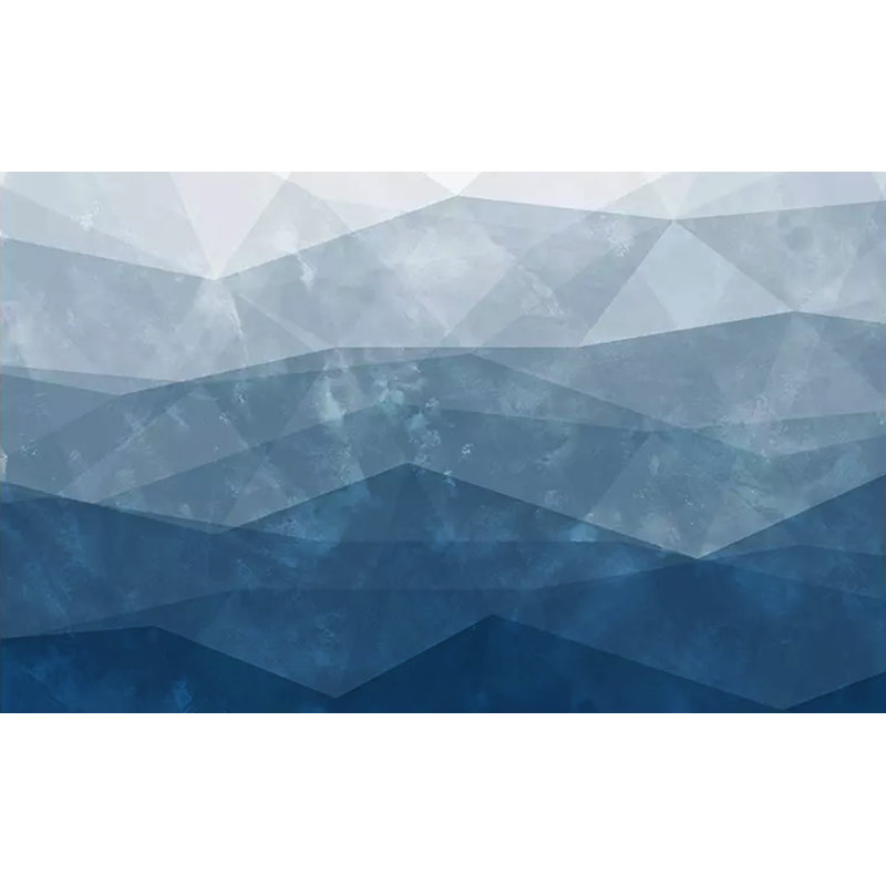 Abstract Soft Geometric Triangle Mediterranean Removable Wallpaper, 9" L x 15" W