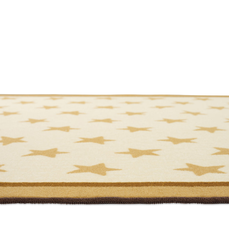 Super Stars Rectangle Washable Tufted Nylon Rug, Rectangle 3' x 4'6"
