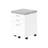 File Cabinet, Rolling Mobile, Storage Drawers, Printer Stand, Office, Work, White And Grey Cement Laminate, Contemporary, Modern, Cabinet-1008405017