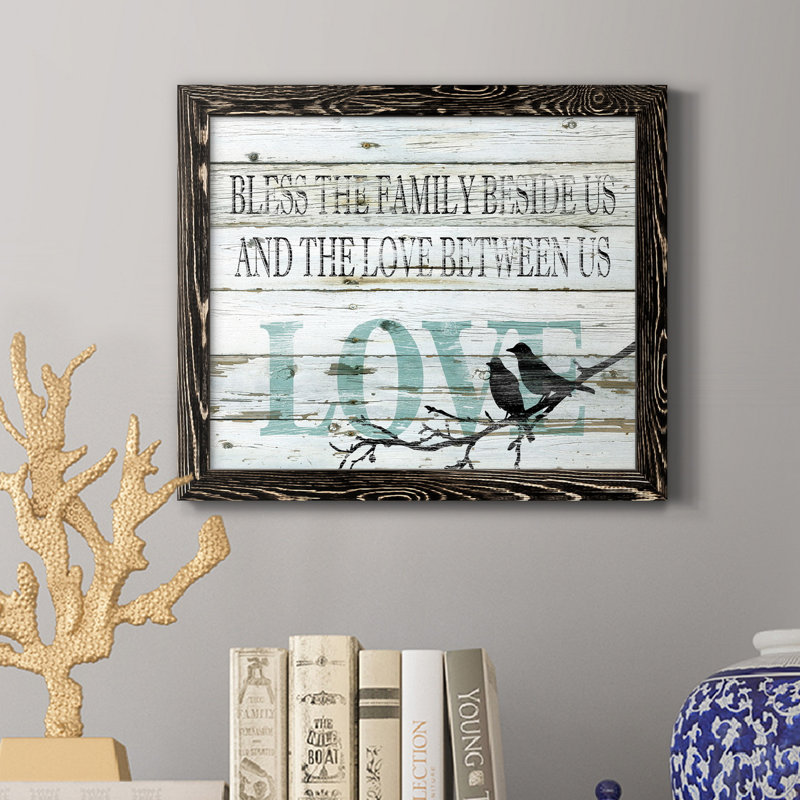 Amour entre nous - Impression sur toile, H 20 po x l 17 po x P 1,5 po, Noir