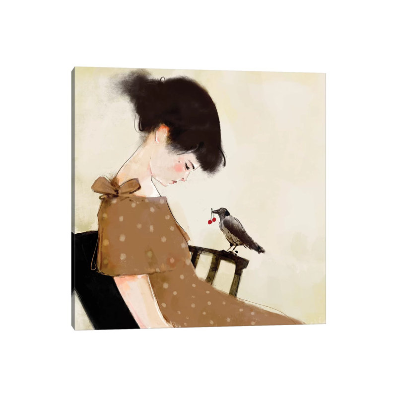 Birdy 1 Piece Wrapped Canvas Wall Art, 66.04 cm H x 66.04 cm W