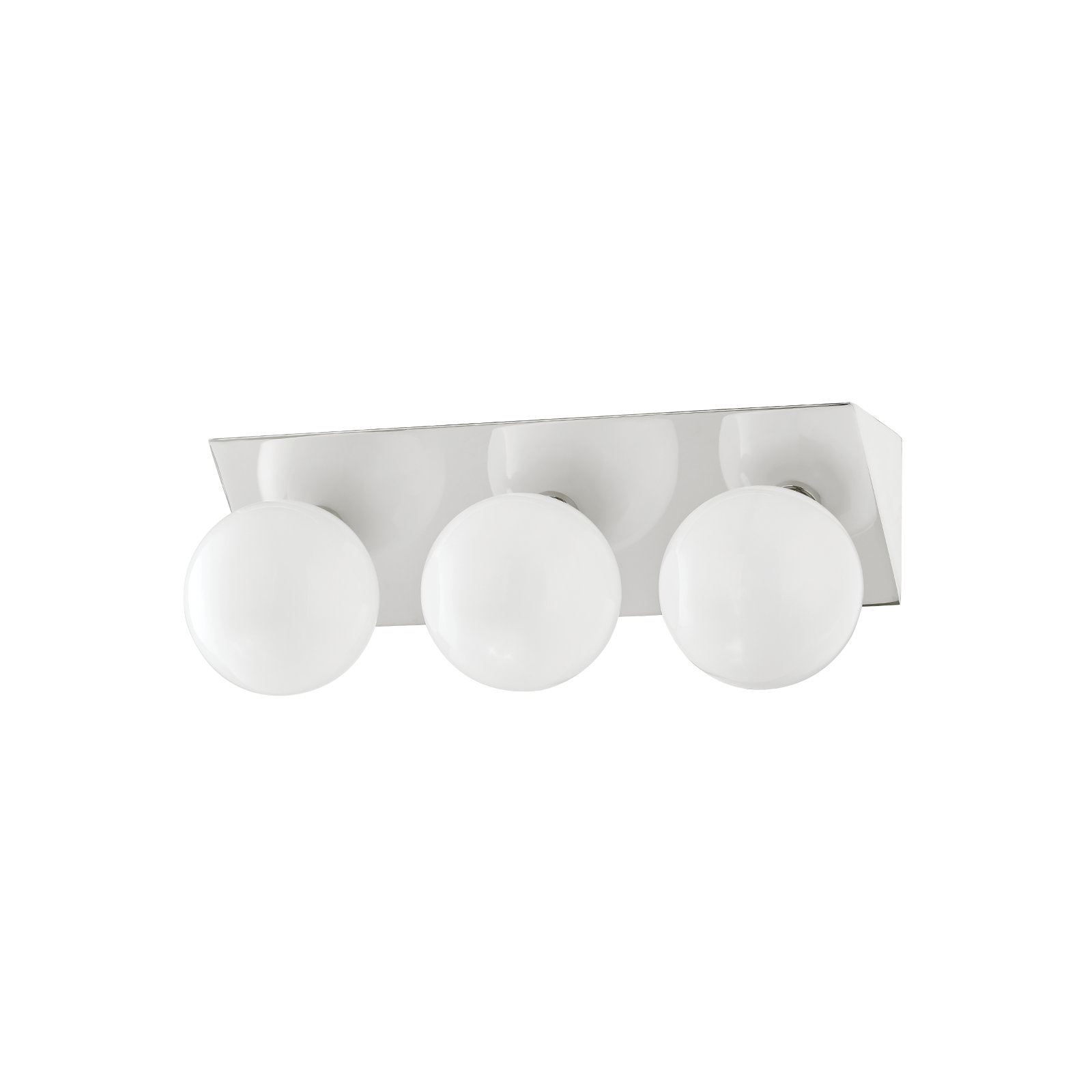 Aspyn 3 Light Dimmable Vanity Light, Polished Nickel