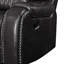 Canapé inclinable en cuir synthétique Braylon Magnetite