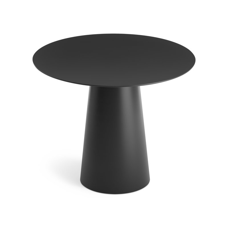 Circula Round Dining Table, Bar (40" Height), Oblivion, 36" W x 36" L