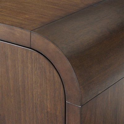 Solid Wood Sideboard with Copper Handles