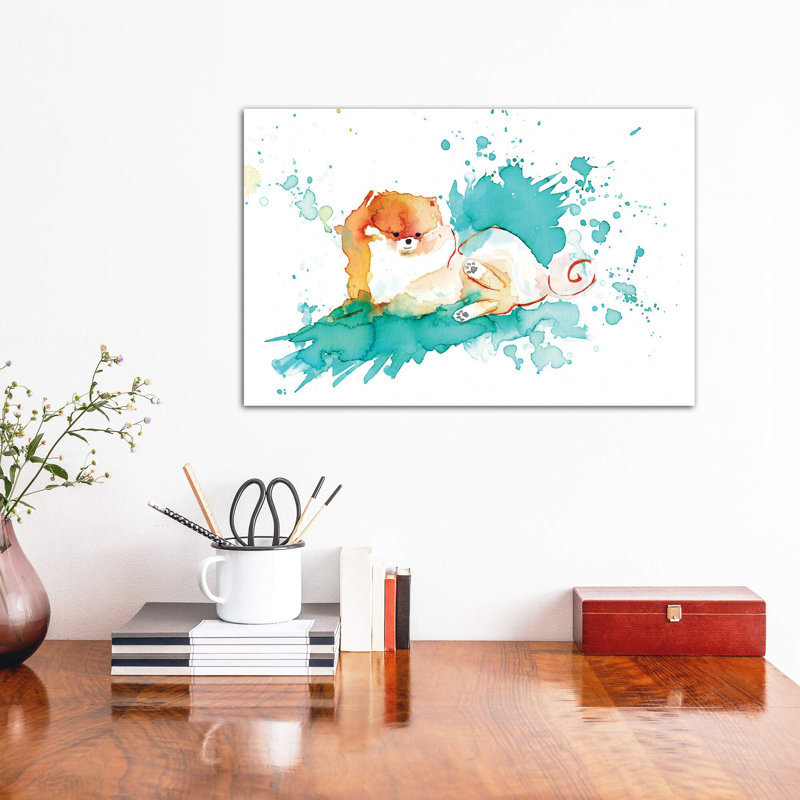 Pomi - reproduction d'art, Toile tendue, Pas de tapis, H 12 po x l 18 po x 1,5 po