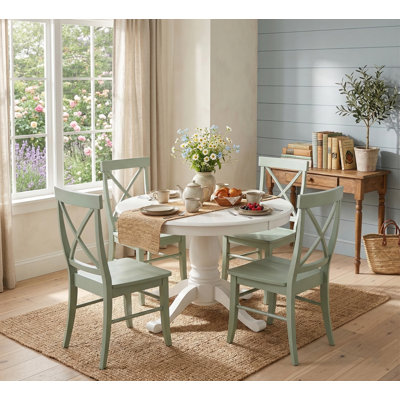 Josanna 4 - Person Pedestal Dining Set