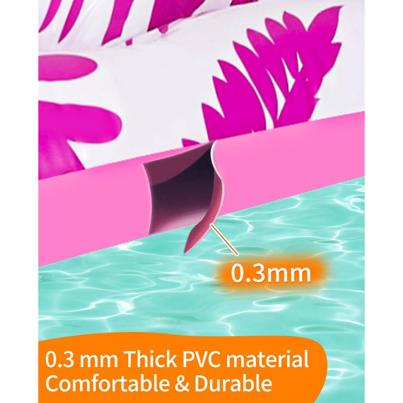 Pool Floats Adult, Heavy Duty Inflatable Pool Lounger With Adjustable Backrest Cup Holder, Pool Tanning Rafts Water Floaty Lounge Lake Beach Party Games