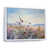 White Floater Framed