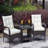 2 - Person Patio Dining Set with Square Table , Cushions Included