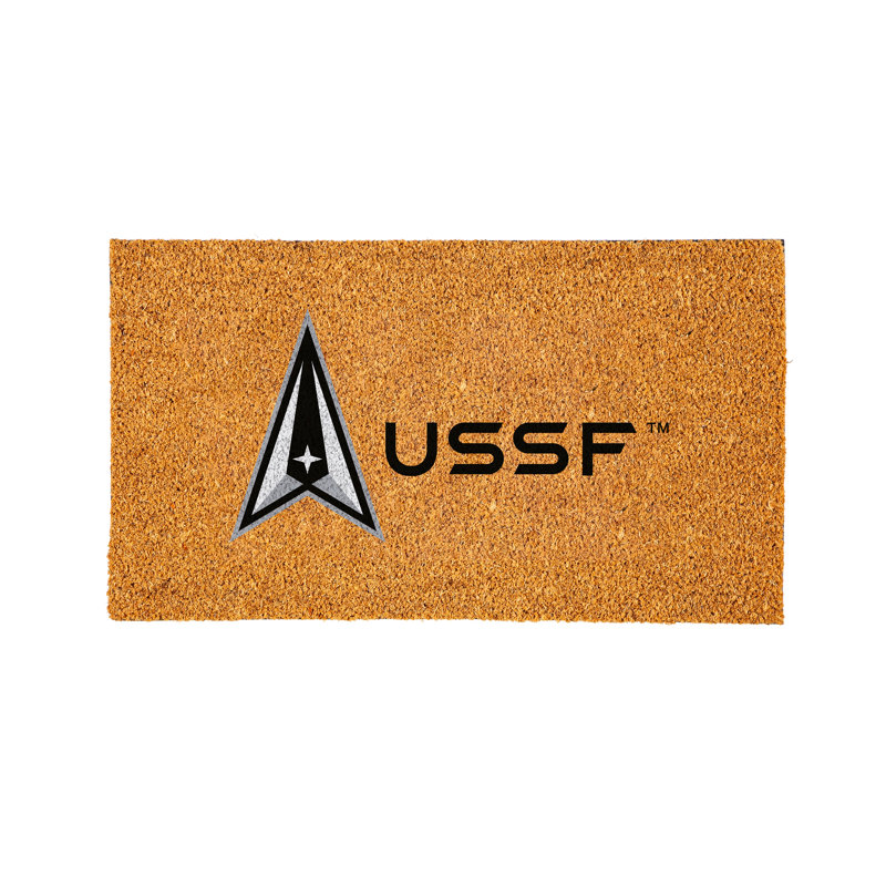 Coir Mat, 16"x28", US Space Force