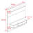 Hawkinsville 2-shelf Floating Entertainment Center for TVs up to 70"  -  Engineered Wood-396800504