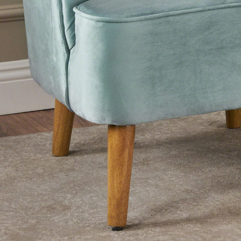 Fauteuil Aaraon, Velours bleu