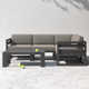 Smith 5 Piece Sectional Seating Group with Sunbrella® Cushions
