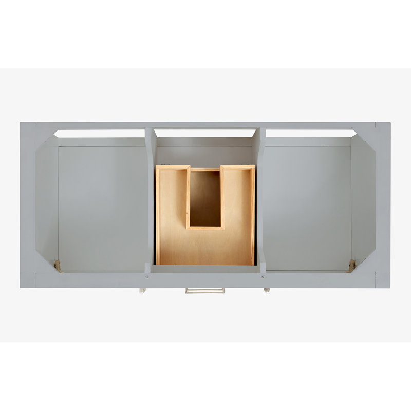 ARIEL Magnolia 48 Single Bathroom Vanity with Top, Gray
