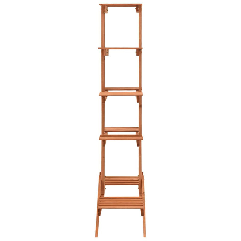 Solid Firwood 9-Shelf Indoor Outdoor Plant Stand