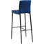 Hollydale Upholstered Counter Stool with Metal Frame-2041926556