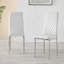 Kylooe Modern Brown Wood And Black Metal Dining Table Set With 6 Quilted Faux Leather Dining Chairs-990423924