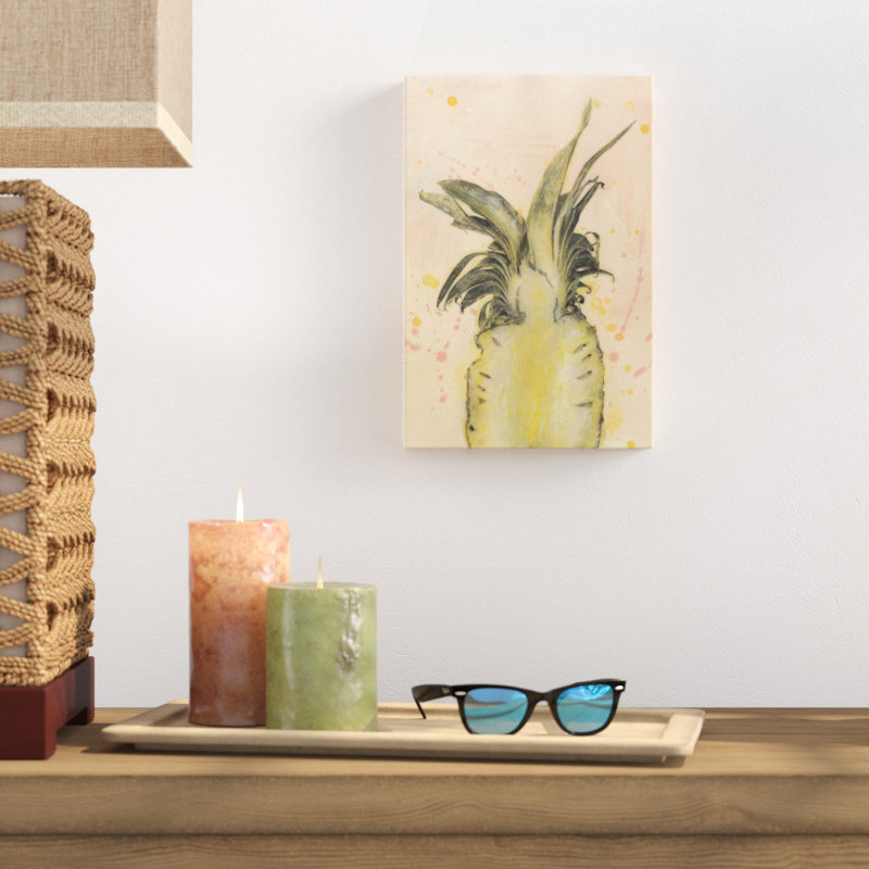 Pineapple Delight II by Naomi McCavitt - Wrapped Canvas Painting Print, 30cm H x 20cm W, Wrapped Canvas
