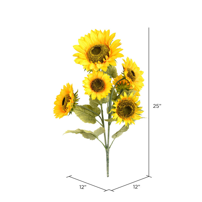 Artificial Sunflower Bush