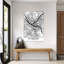 Pittsburgh City Map Abstract Contemporary Architecture City Wall Art Print 1 Piece Wrapped Canvas Wall Art-1870064868