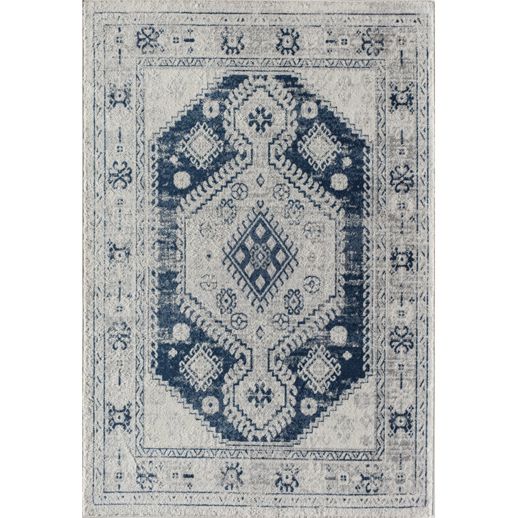 Gabriel Vintage Deep Blue Area Rug